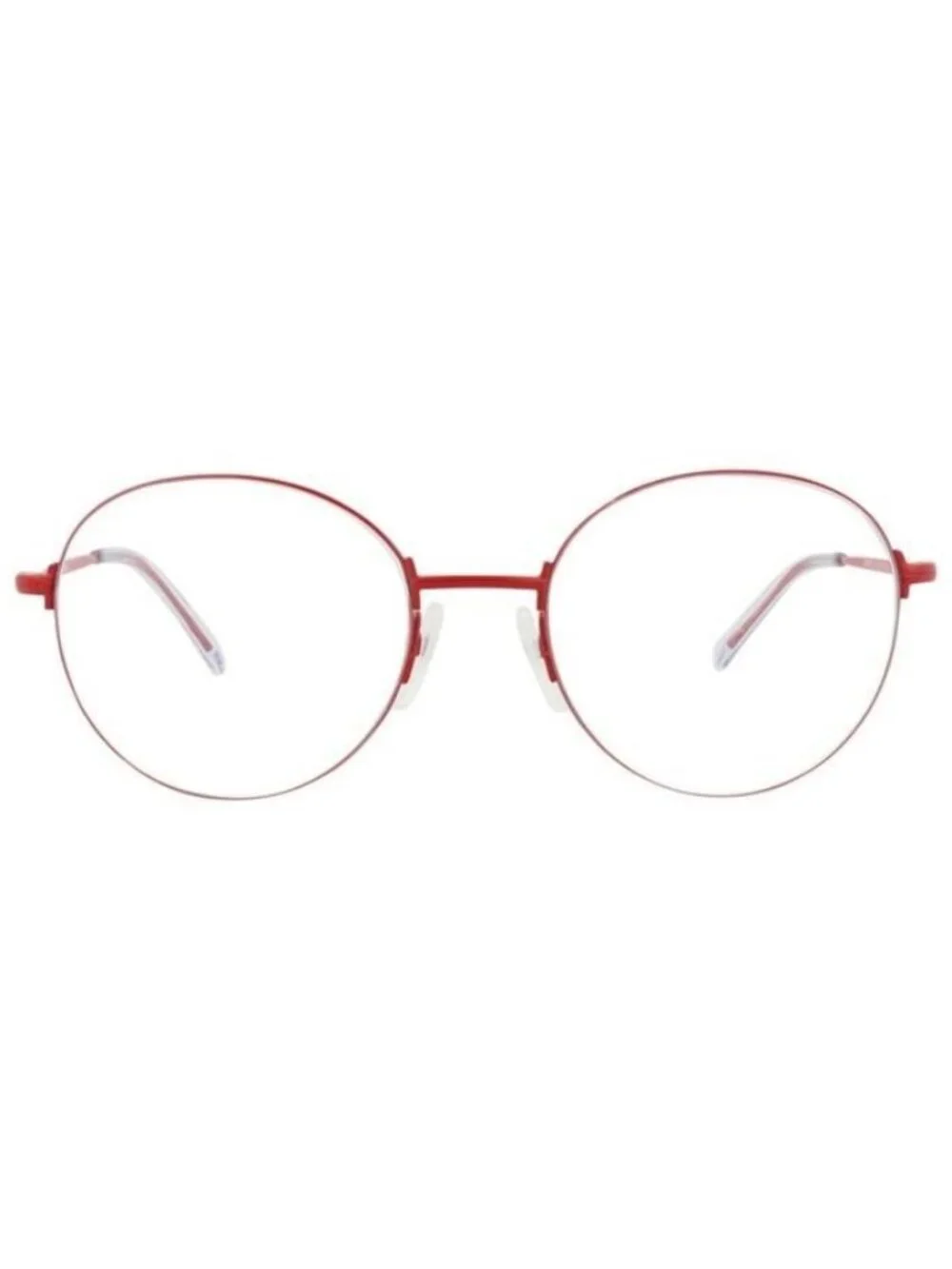 New Balenciaga Unisex Round/Oval Red Red Transparent Fashion Designer Eyeglasses